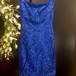 Lucy in the Sky blue dress - x small